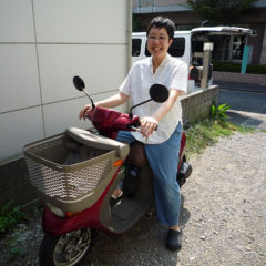 女性原付ライダー