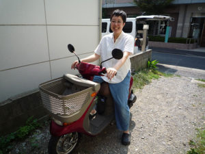 女性原付ライダー