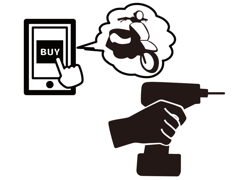 ネット購入車両メンテ代行