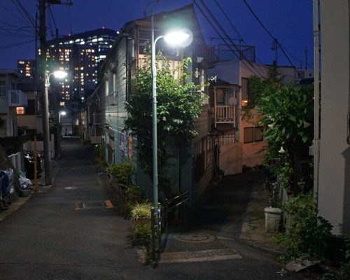 夜の住宅街