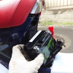 C125バッテリー交換