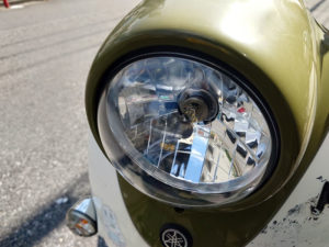 ビーノ4の出張ヘッドライトバルブ交換